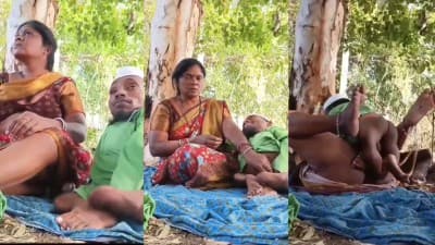 Madurai Village Aunty Fucking Saree blowjob Video